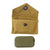 Original U.S. WWI & WWII Field Gear Lot with Entrenching Tool, Flashlight, and Eagle Snap Cartridge Belt - 7 Items Total