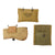 Original U.S. WWI & WWII Field Gear Lot with Entrenching Tool, Flashlight, and Eagle Snap Cartridge Belt - 7 Items Total