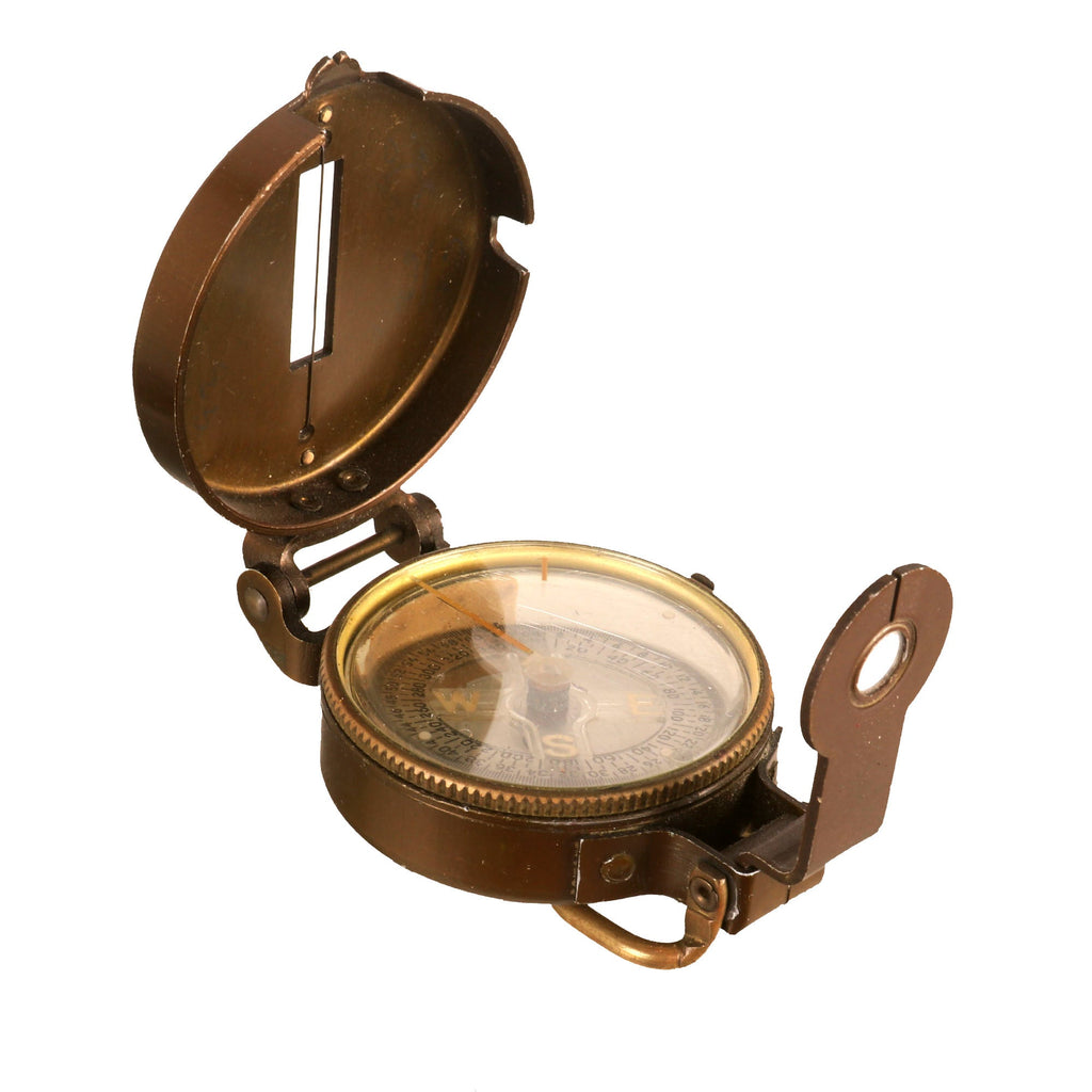 Original U.S. WWII Era G.I. Field Gear Lot Featuring Lensatic Compass ...