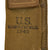 Original U.S. WWII & Korean War Era G.I. Field Gear Lot Featuring TL-122A Flashlight & Two M1911 Pouches with Magazines - 9 Items Original Items