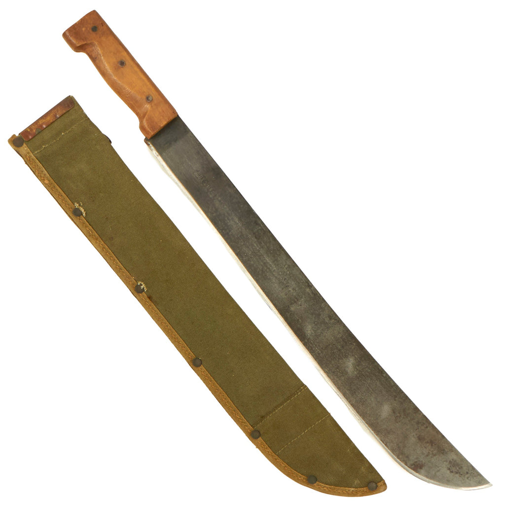antique tobacco machete Original U.S. WWII British-Made Machete in 1944-Dated Sheath antique tobacco machete Original U.S. WWII British-Made Machete in 1944-Dated Sheath