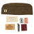 Original U.S. WWII Personal Effect Items Lot Including Captain’s Overseas Cap & Trench Lighter Original Items