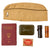 Original U.S. WWII Personal Effects Lot - Officer’s Overseas Cap & Notebook - Sealed Soap Original Items