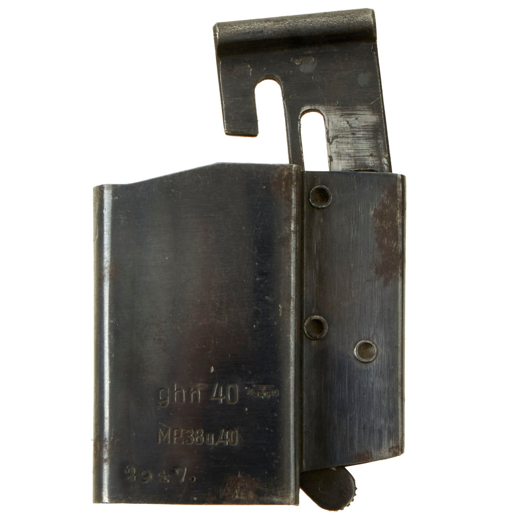 Original German WWII MP 38/40 SMG Magazine Loader by Carl Ullrich & Co. (ghn) - Dated 1940 Original Items