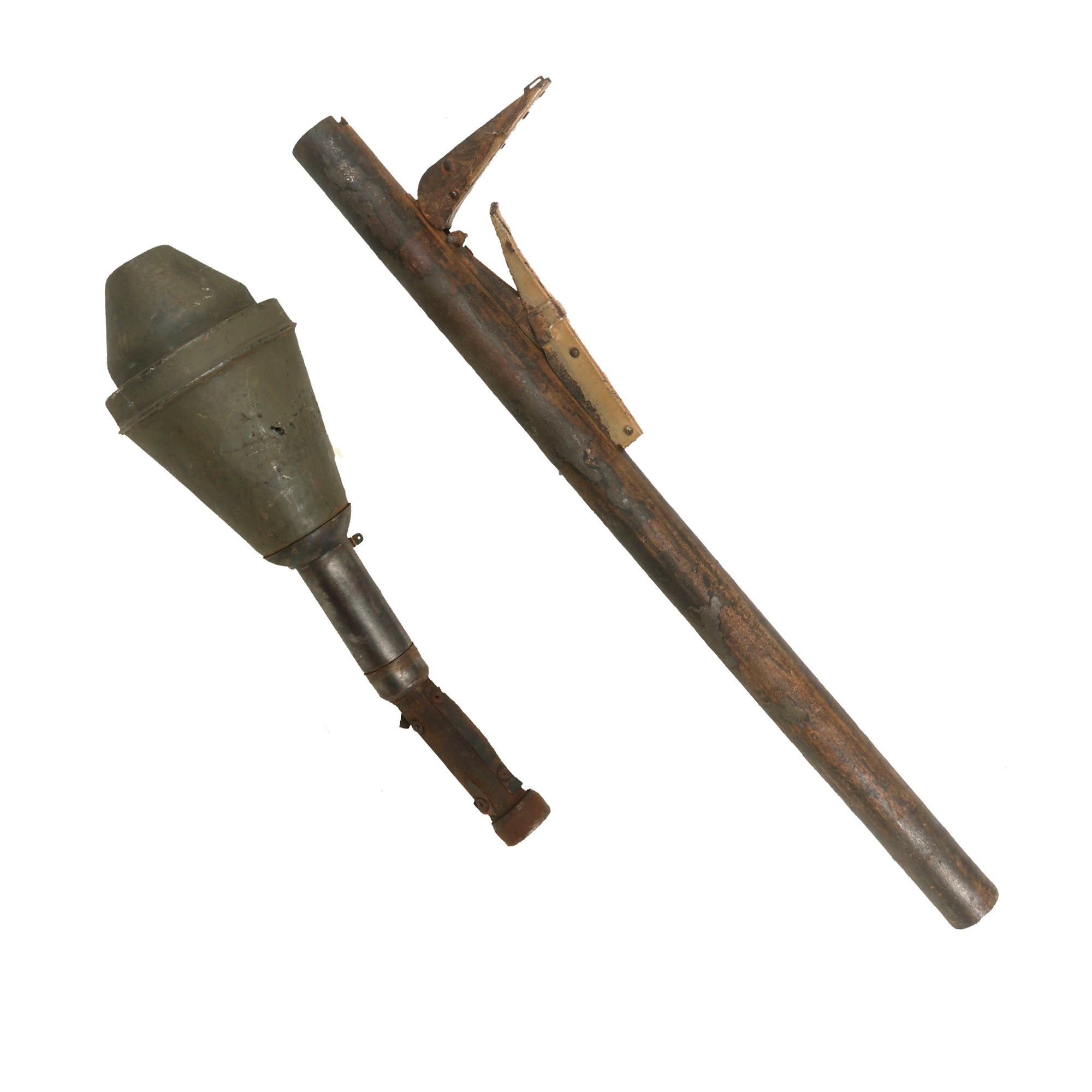 Anzerfaust Original German WWII Inert Panzerfaust 60 Anti-Tank Rocket with Launch ...