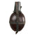 Original German WWII Afrikakorps Coconut Canteen by Ritter with Bakelite Cup and Leather Harness - dated 1940 Original Items