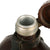 Original German WWII Afrikakorps Coconut Canteen by Ritter with Bakelite Cup and Leather Harness - dated 1940 Original Items