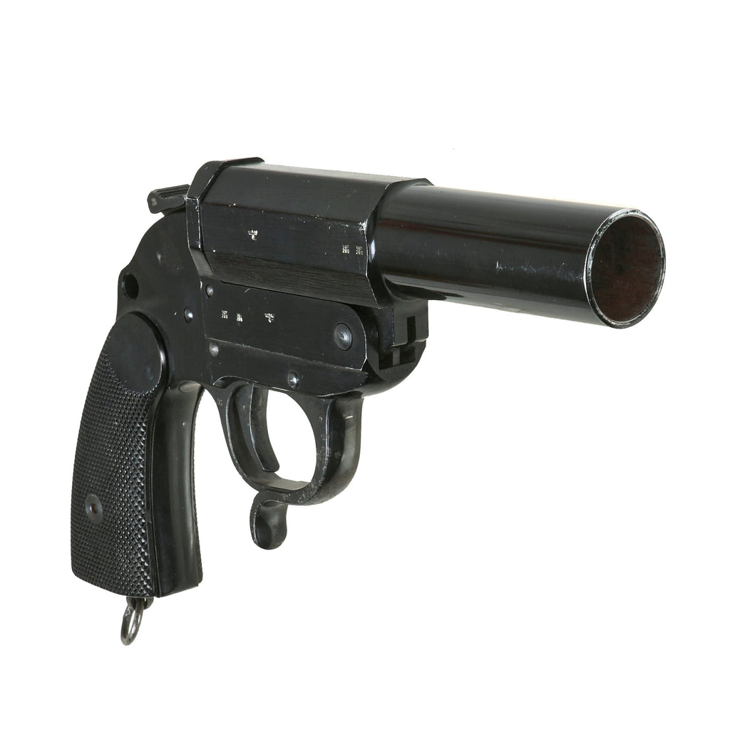 Original German WWII Leuchtpistole 34 Heer Signal Flare Pistol Serial 5504g by ERMA-Erfurt - Dated 1941 Original Items