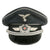 Original German WWII Luftwaffe Officer Schirmmütze Visor Crush Cap by C. Louis Weber with Bullion Insignia Original Items