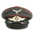 Original German WWII Named Luftwaffe Flakkorps Unit Marked EM/NCO Visor Crush Cap by EREL in size 57 ½ - dated 1937 Original Items