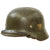 Original German WWII Army Heer M35 Double Decal Helmet with 1939 Dated 57cm Liner & Chinstrap - Stamped Q64 Original Items
