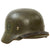 Original German WWII Army Heer M35 Double Decal Helmet with 1939 Dated 57cm Liner & Chinstrap - Stamped Q64 Original Items