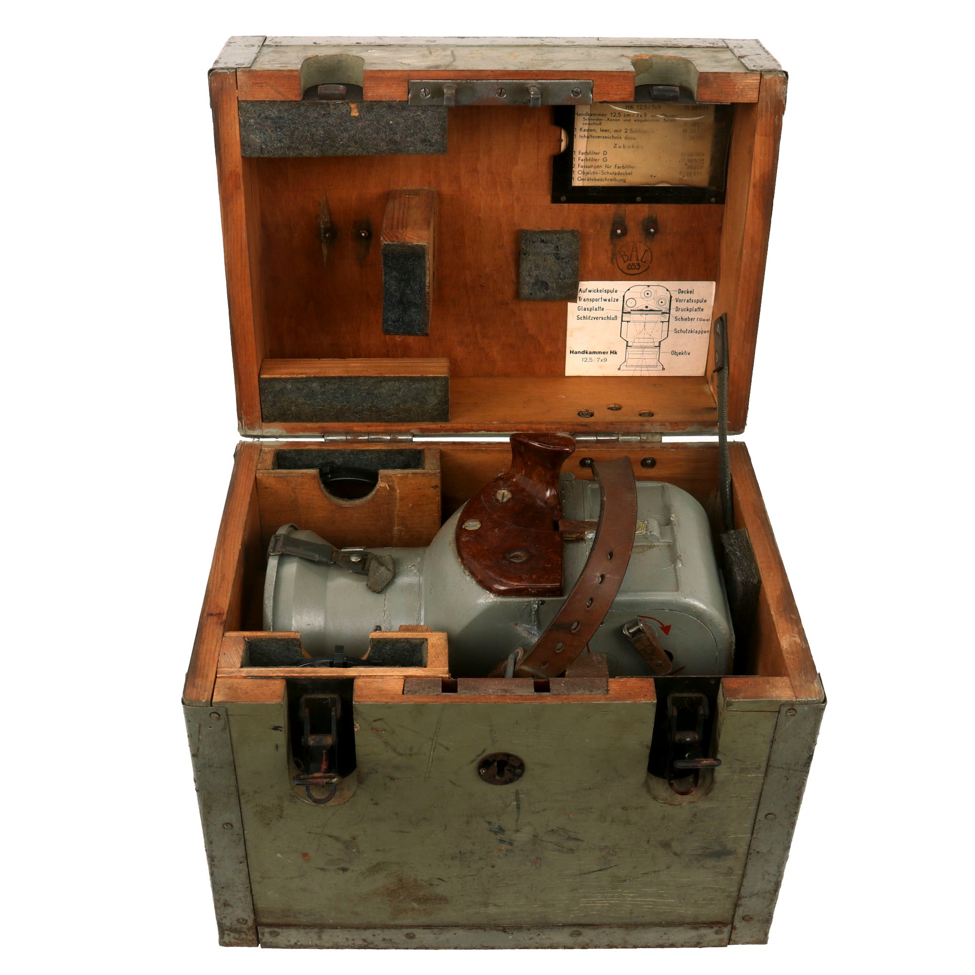 ★１９４５年＊アメリカ軍＊第１２機甲＊駐留ドイツ＊木製シガレットケース（実物） ☆1945年＊アメリカ軍＊第12機甲＊駐留ドイツ＊木製シガレット