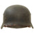 Original German WWII Single Decal Luftwaffe M40 Helmet with 1940 Dated Size 56 Liner & Chinstrap - Stamped Q64 Original Items