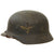 Original German WWII Single Decal Luftwaffe M40 Helmet with 1940 Dated Size 56 Liner & Chinstrap - Stamped Q64 Original Items