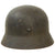 Original German WWII Single Decal Luftwaffe M40 Helmet with 1940 Dated Size 56 Liner & Chinstrap - Stamped Q64 Original Items