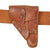 Original German Pre-WWII Heer Army Officers 60mm Brown Leather Open Claw Buckle Belt by F. W. Assmann & Söhne with 1942 Dated PP Holster by Rudolf Conte Original Items