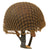 Original WWII British MKI HSAT Airborne Paratrooper Helmet by G&S with Net - Dated 1943 Original Items