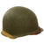 Original U.S. WWII Officer’s M1 Schlueter Front Seam Helmet with 4th Infantry Division Marked CAPAC Liner & Captain’s Bars Original Items
