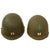 Original U.S. WWII Officer’s M1 Schlueter Front Seam Helmet with 4th Infantry Division Marked CAPAC Liner & Captain’s Bars Original Items