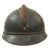 Original French WWI Model 1915 Adrian Helmet in Horizon Blue with Artillery RF Badge and 2nd Pattern Liner - Complete Original Items