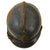 Original French WWI Model 1915 Adrian Helmet in Horizon Blue with Artillery RF Badge and 2nd Pattern Liner - Complete Original Items