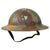 Original U.S. WWI Aviation Camouflage Painted M1917 Doughboy Helmet - Complete Original Items