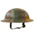 Original U.S. WWI Aviation Camouflage Painted M1917 Doughboy Helmet - Complete Original Items