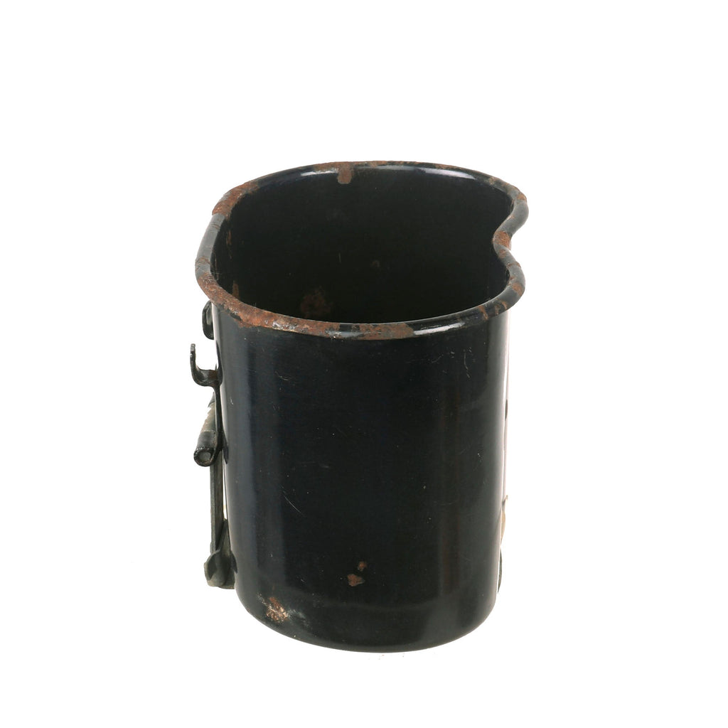 Original U.S. WWII M1942 Experimental BLUE Porcelain Enamel Canteen Cu International Military