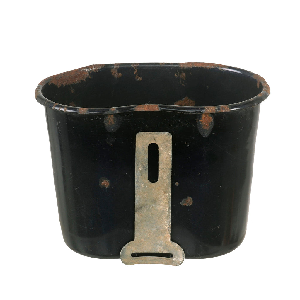 Original U.S. WWII M1942 Experimental BLUE Porcelain Enamel Canteen Cup Original Items