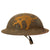 Original U.S. WWI 81st Division Wildcats M1917 Doughboy Helmet with Full Liner & Chinstrap Original Items