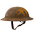 Original U.S. WWI 81st Division Wildcats M1917 Doughboy Helmet with Full Liner & Chinstrap Original Items