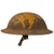 Original U.S. WWI 81st Division Wildcats M1917 Doughboy Helmet with Full Liner & Chinstrap Original Items