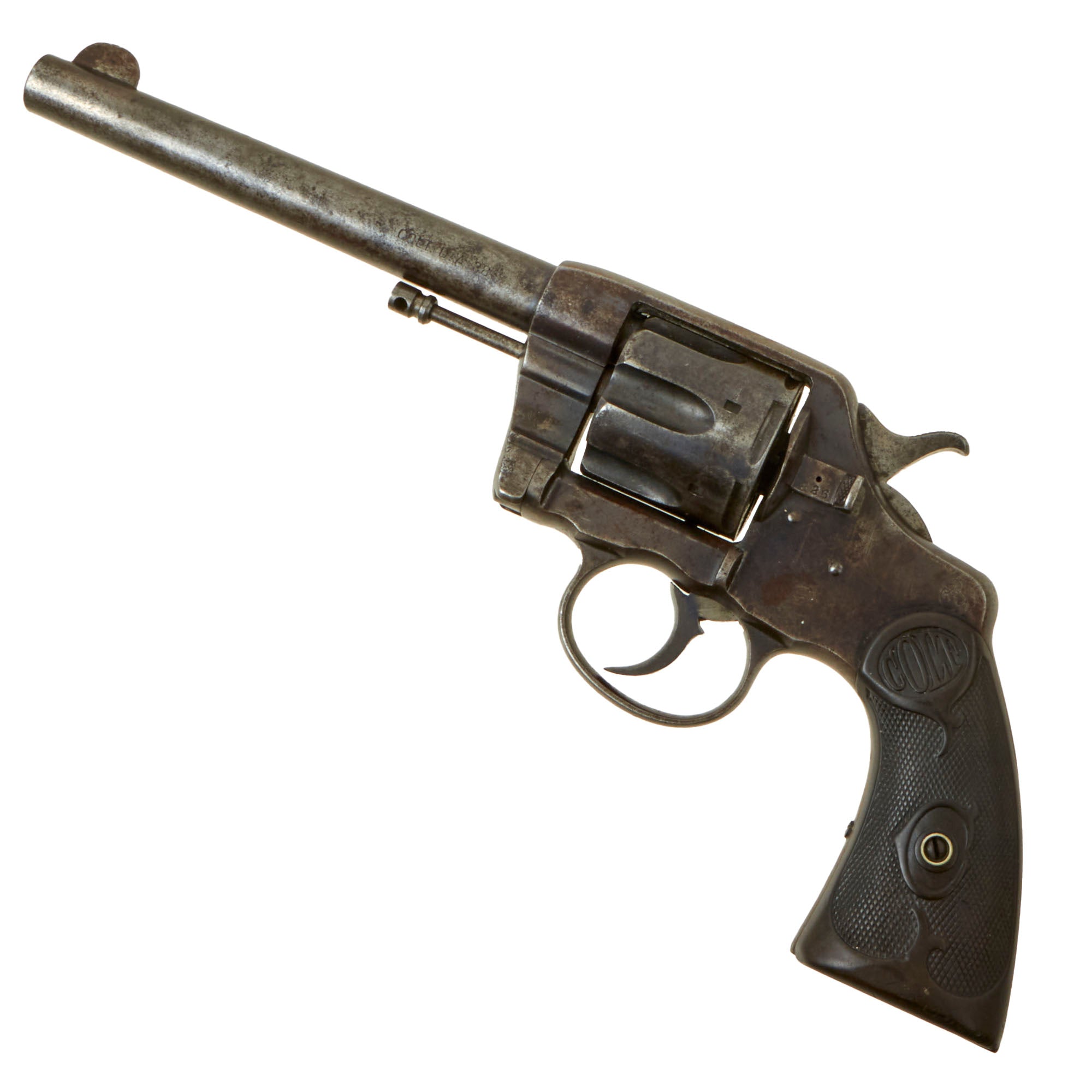 Rico Revolver Original Spanish-American War U.S. Colt Model 1896 D.A. 38 Revolver Na ...