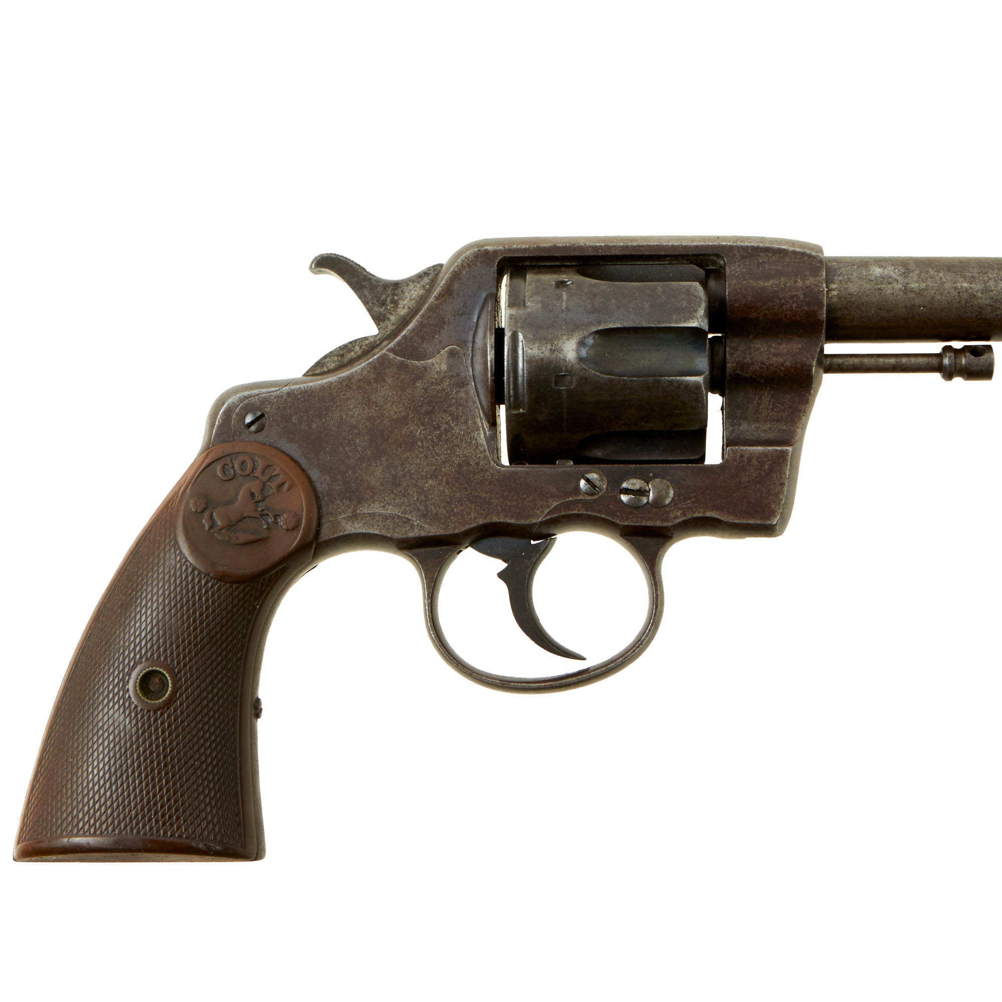 Rico Revolver Original Spanish-American War U.S. Colt Model 1896 D.A. 38 Revolver Na ...