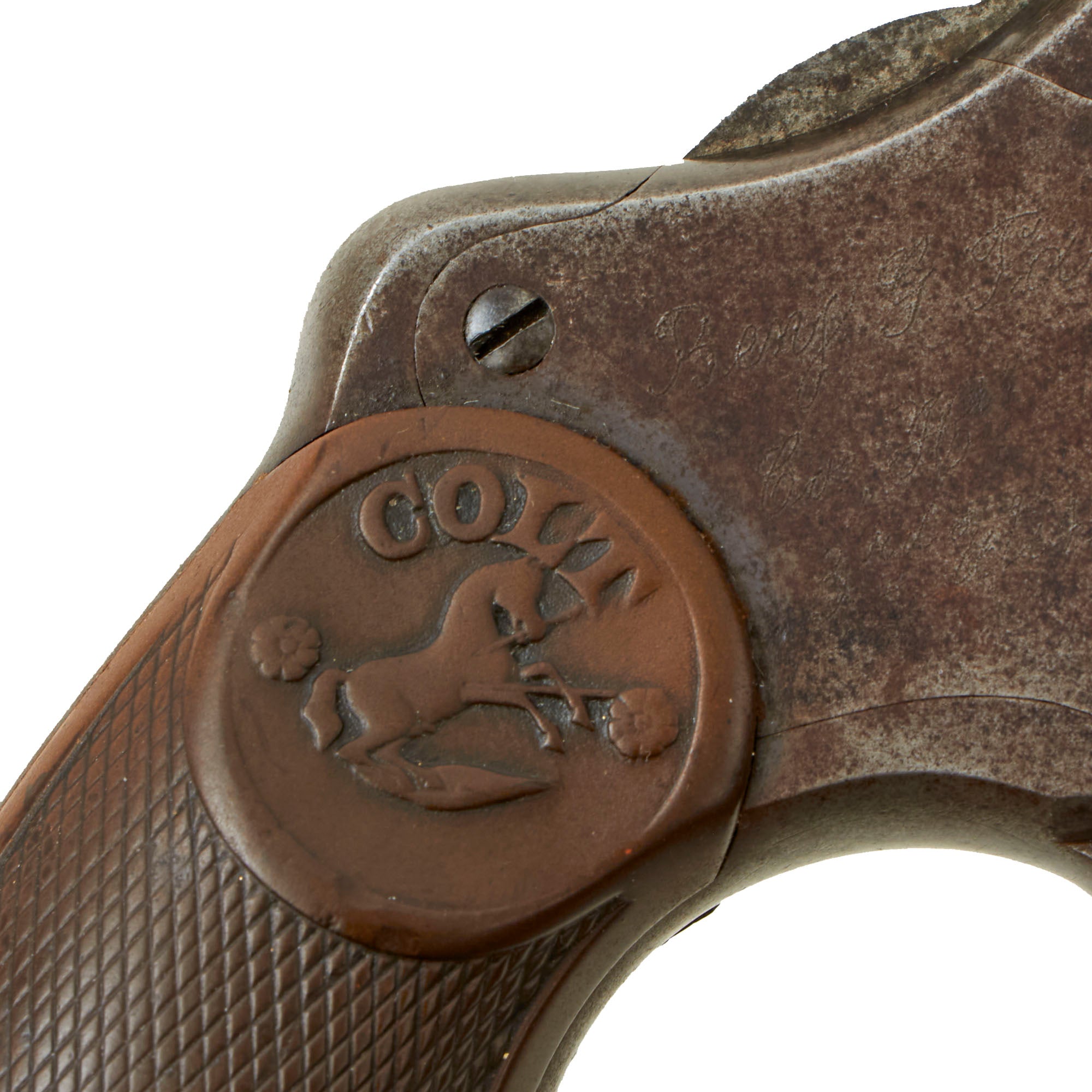 Rico Revolver Original Spanish-American War U.S. Colt Model 1896 D.A. 38 Revolver Na ...