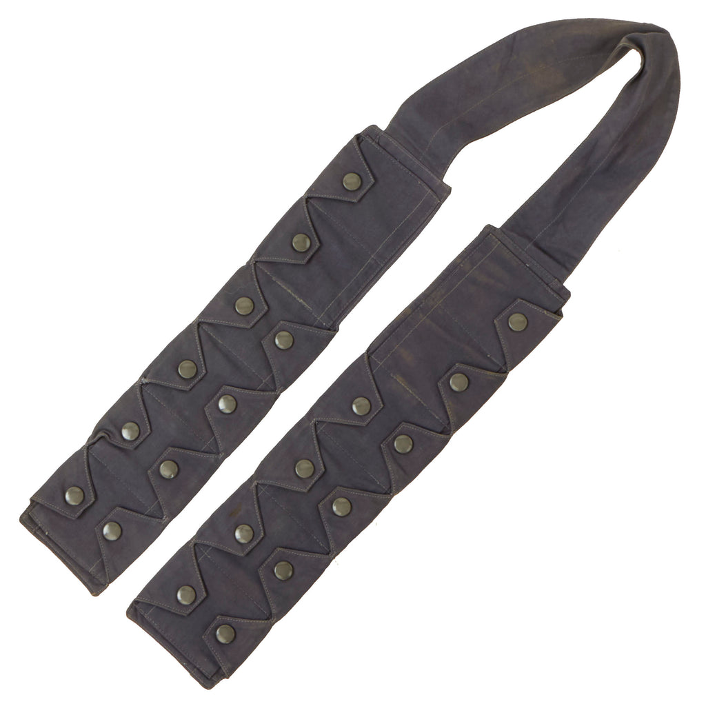 Original Rare German WWII Early Luftwaffe Blue Fallschirmjäger Paratrooper Ammo Bandolier Original Items