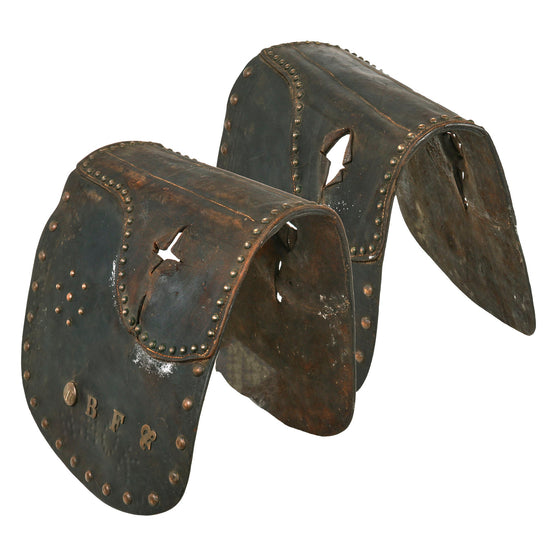 Original U.S. Spanish-American War Era Cavalry Horse Front & Rear Skirts with Personalization Original Items