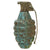 Original U.S. WWII MkII M21 Inert Practice Pineapple Fragmentation Hand Grenade with M200A1 Fuze Original Items
