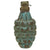 Original U.S. WWII MkII M21 Inert Practice Pineapple Fragmentation Hand Grenade with M200A1 Fuze Original Items