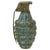 Original U.S. WWII MkII M21 Inert Practice Pineapple Fragmentation Hand Grenade with M200A1 Fuze Original Items