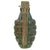 Original U.S. WWII MkII M21 Inert Practice Pineapple Fragmentation Hand Grenade with M200A1 Fuze Original Items