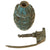 Original U.S. WWII MkII M21 Inert Practice Pineapple Fragmentation Hand Grenade with M200A1 Fuze Original Items