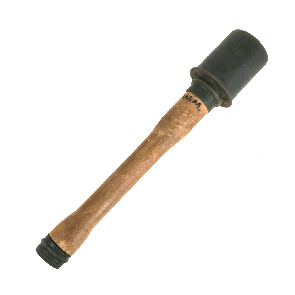 Original Rubber & Wood Film Prop German WWII Inert M24 Stick Grenade - Stielhandgranate as Used in Saving Private Ryan (1998) Original Items