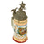 Original Imperial German Pre-WWI Schleswig-Holstein 13th Dragoon Regiment Beer Stein with Hinged Lid - Dated 1896-1899 Original Items