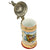 Original Imperial German Pre-WWI Schleswig-Holstein 13th Dragoon Regiment Beer Stein with Hinged Lid - Dated 1896-1899 Original Items