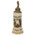 Original Imperial German WWI Era Hessian 117th (3rd Grand Ducal Hessian) Life Infantry "Grand Duchess" Beer Stein with Hinged Lid - Dated 1907-1909 Original Items