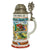 Original Imperial German WWI Era 1st Royal Bavarian Chevau-légers "Emperor Nicholas of Russia" Beer Stein with Hinged Lid - Dated 1908-1911 Original Items