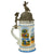 Original Imperial German Pre-WWI 3rd Royal Bavarian Infantry Regiment "Prinz Karl von Bayern" Beer Stein with Hinged Lid - Dated 1898-1900 Original Items