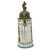 Original Imperial German Pre-WWI 3rd Royal Bavarian Infantry Regiment "Prinz Karl von Bayern" Beer Stein with Hinged Lid - Dated 1898-1900 Original Items